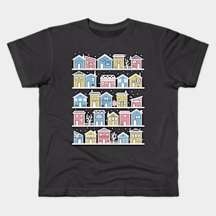 Little colorful houses Kids T-Shirt